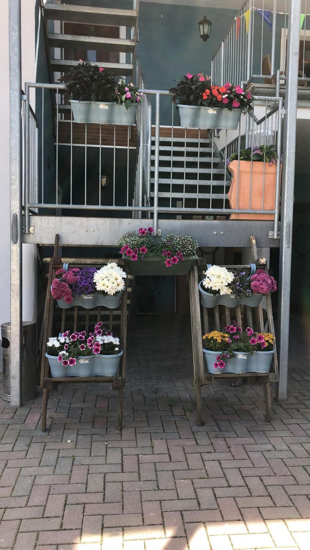 Rheinliebe Bistro Und Pension Лорх Экстерьер фото