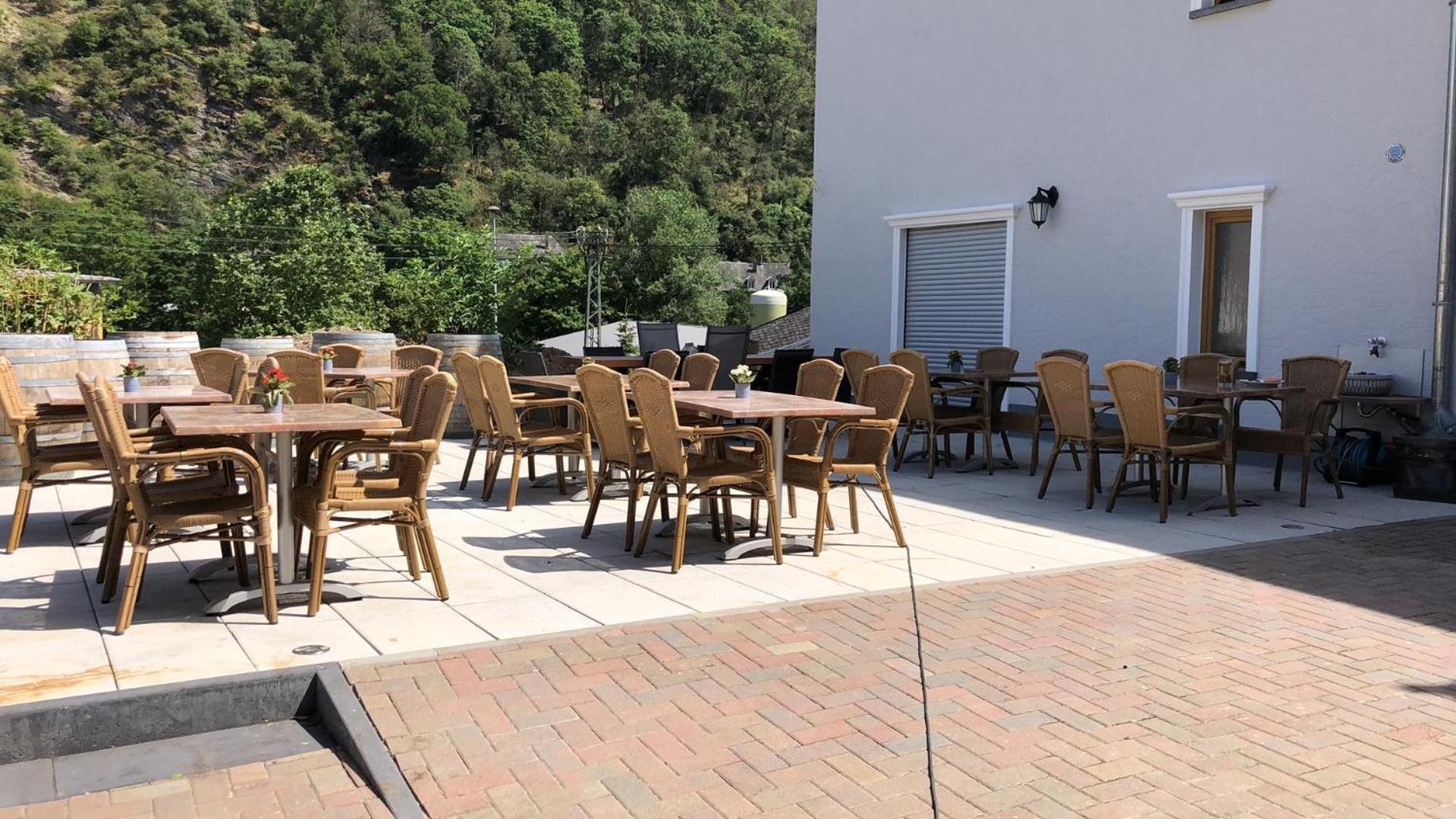 Rheinliebe Bistro Und Pension Лорх Экстерьер фото